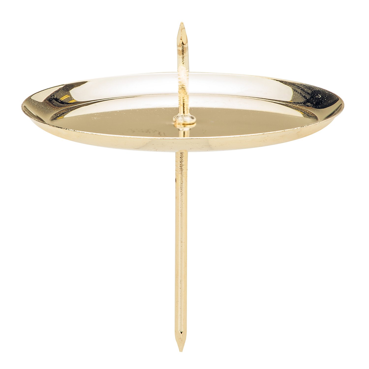 Kerzenhalter, gold, 6 cm Ø, 4 Stück