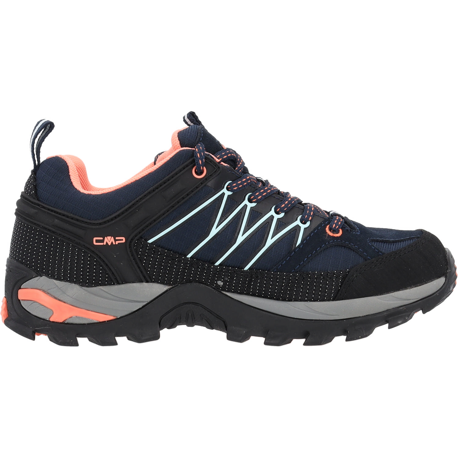 CMP Rigel 3Q54456, Trekkingschuhe, Damen, Blau (Blue-Giada-Peach)