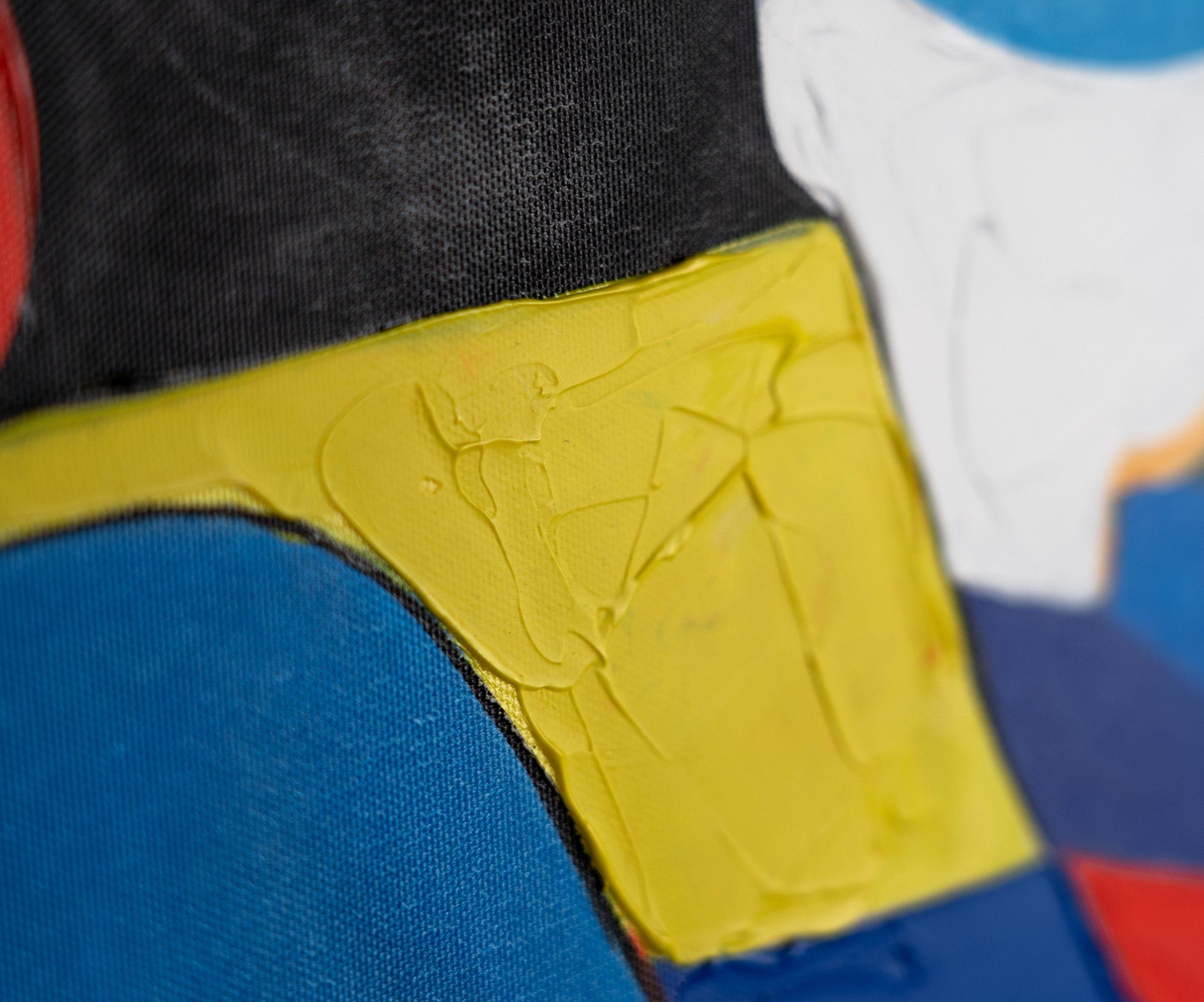 YS-Art Gemälde Tänze der Farben und Formen, Abstraktion
