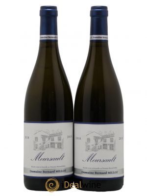 Meursault Bernard Millot  2018 - Lot de 2 Bouteilles