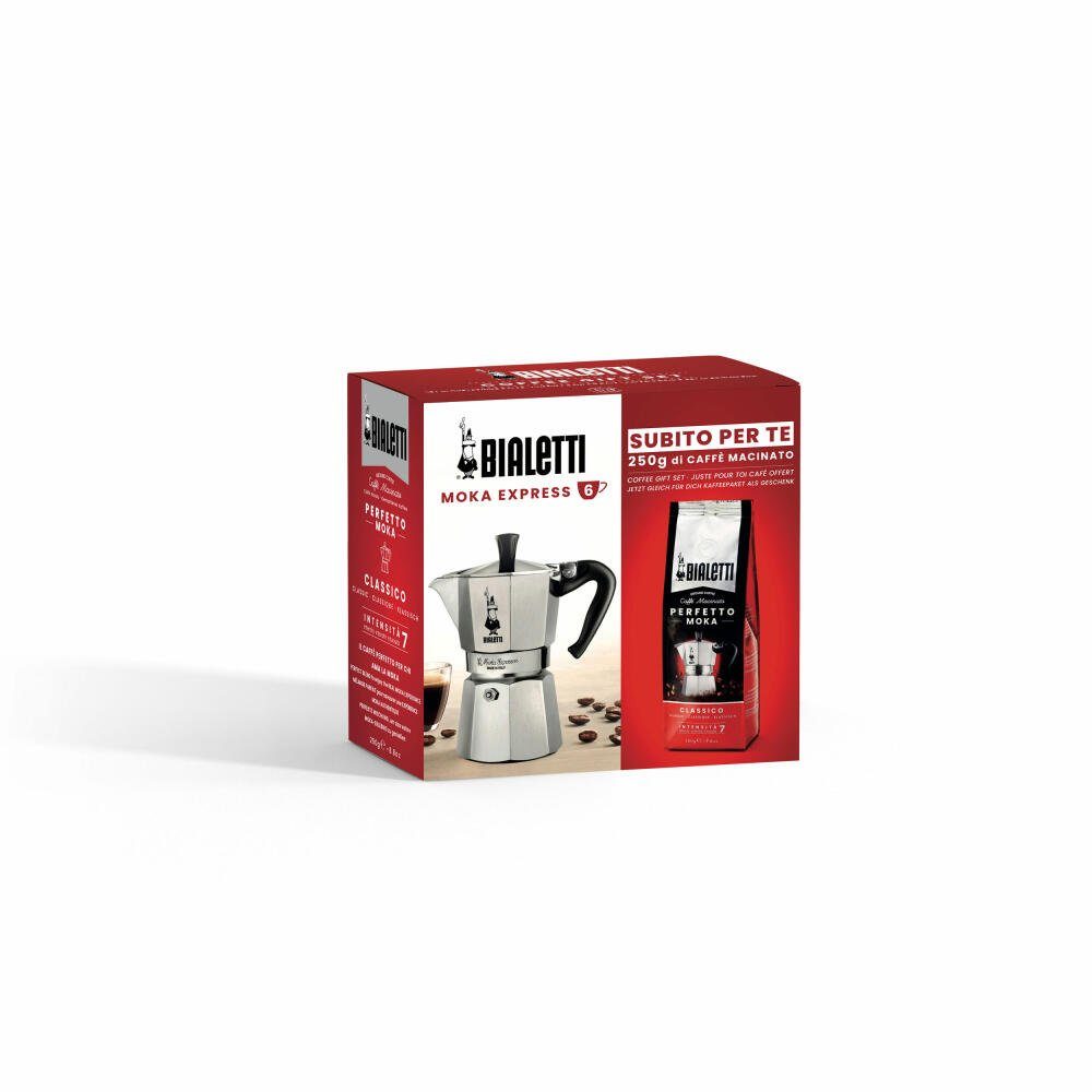 BIALETTI Espressokocher Moka Express 6 Tassen