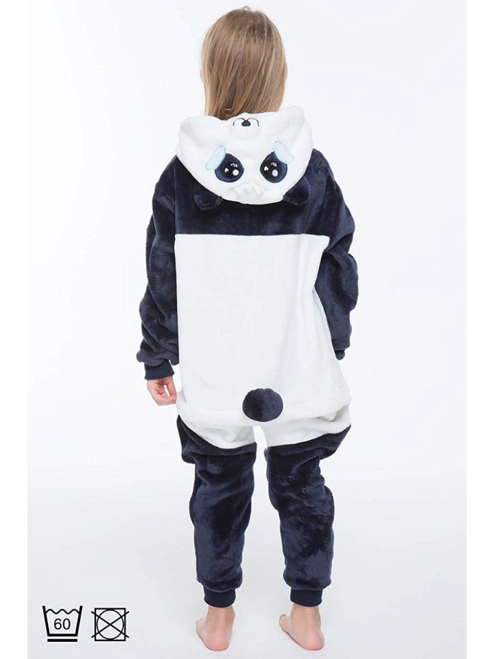 Corimori Onesie Kostüm in Weiß/grau günstig kaufen