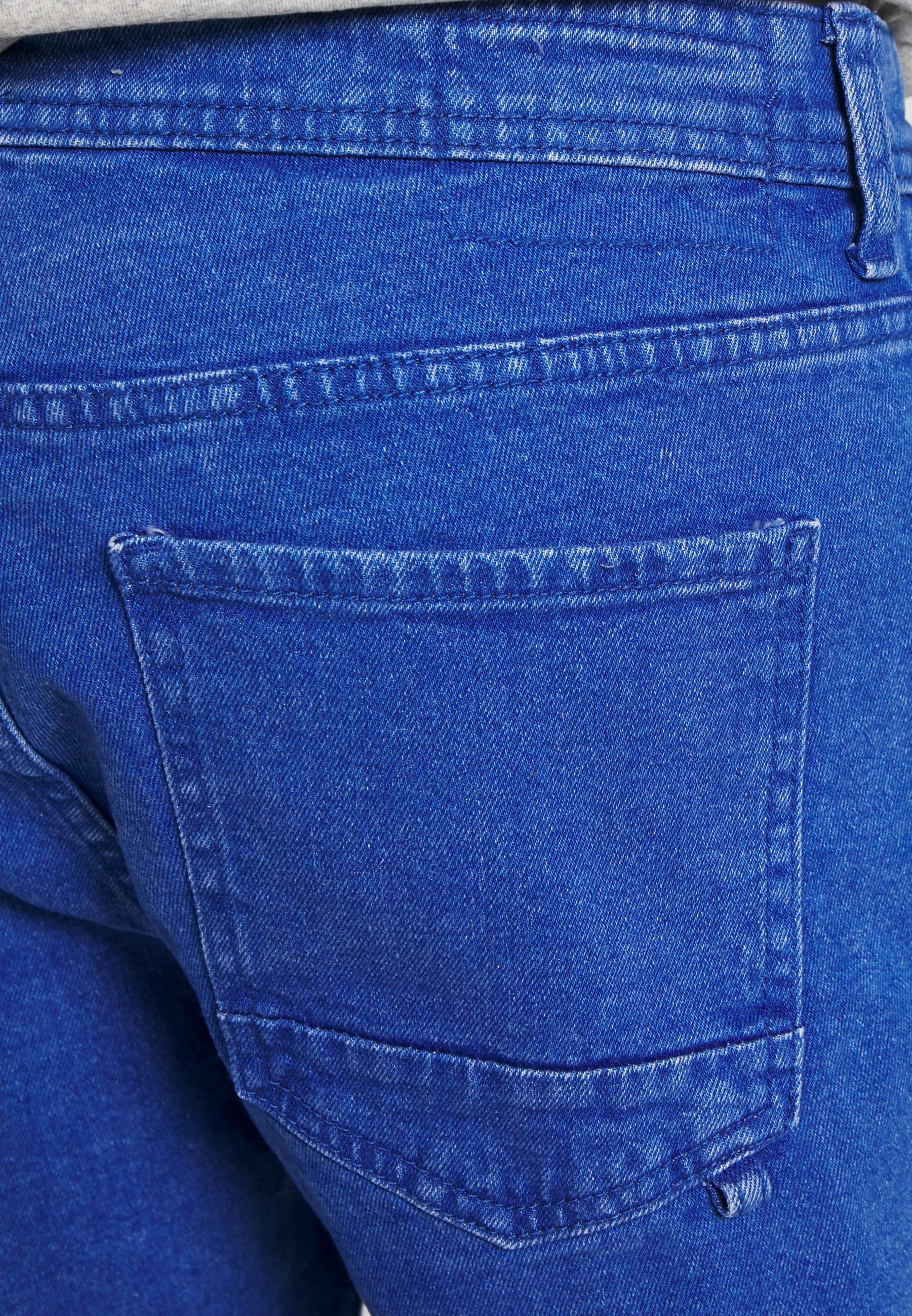 Pantalones cortos de algodón sobre mezclilla