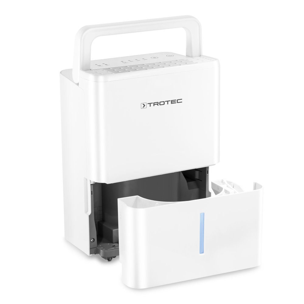 TROTEC Luftentfeuchter TTK 32 E, für 37 m³ Räume, Entfeuchtung 14,00 l/Tag, Tank 2,10 l, Hygrostatgesteuerte Entfeuchtungsautomatik