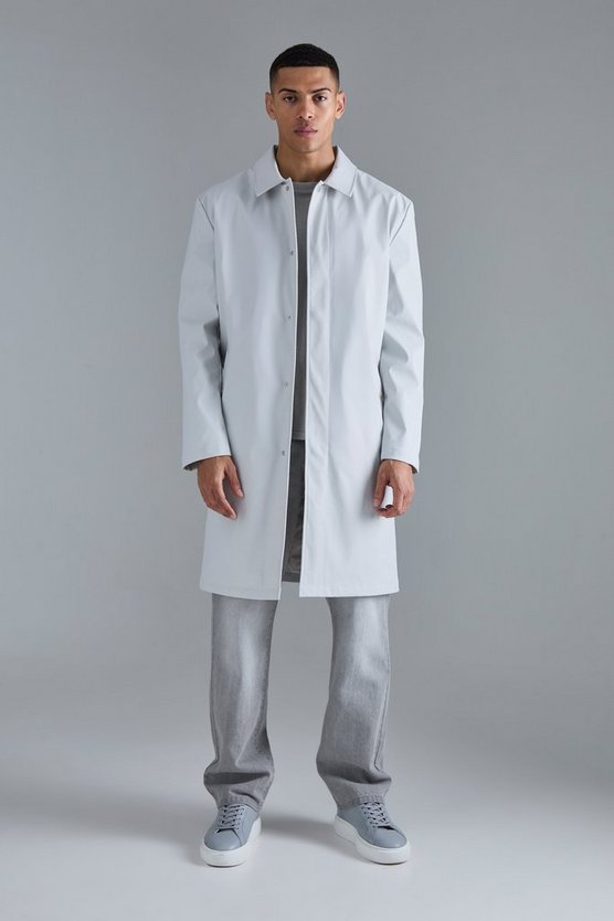 Mittellange Regenjacke