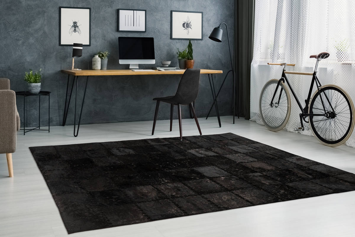Arte Espina Teppich Schwarz 120cm x 170cm