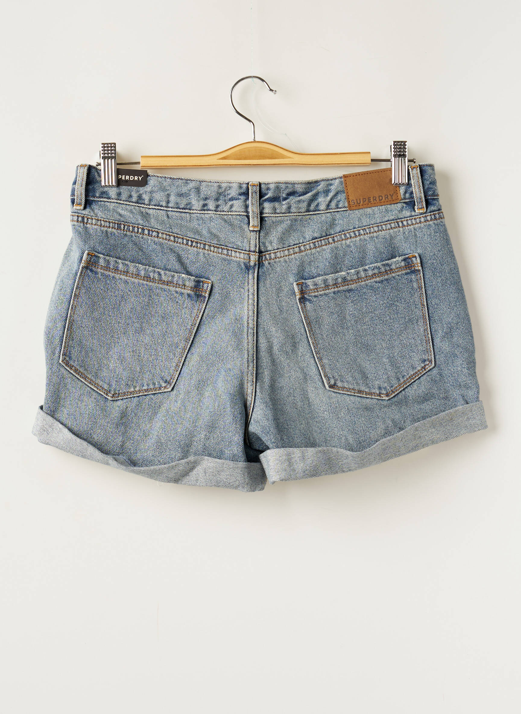 Superdry Shorts 1 Femme couleur bleu