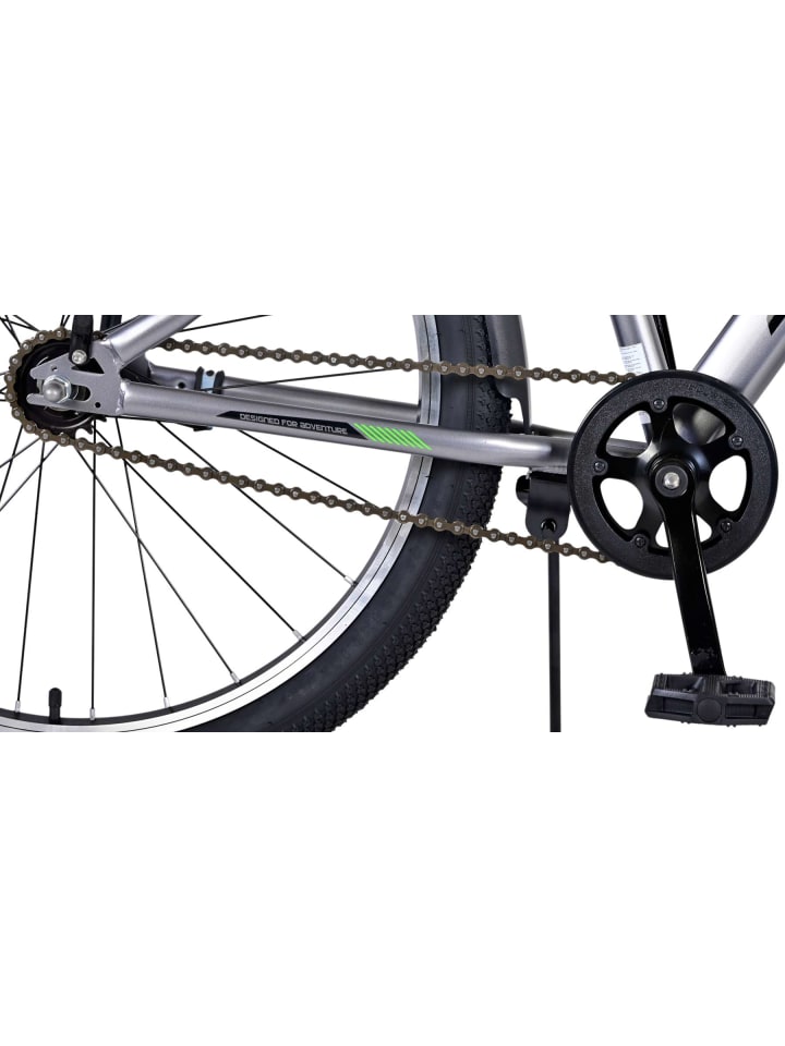 Volare Kinderfahrrad Cross für Jungen 24 Zoll Kinderrad in Dunkelgrau 8 Jahre günstig kaufen onesize