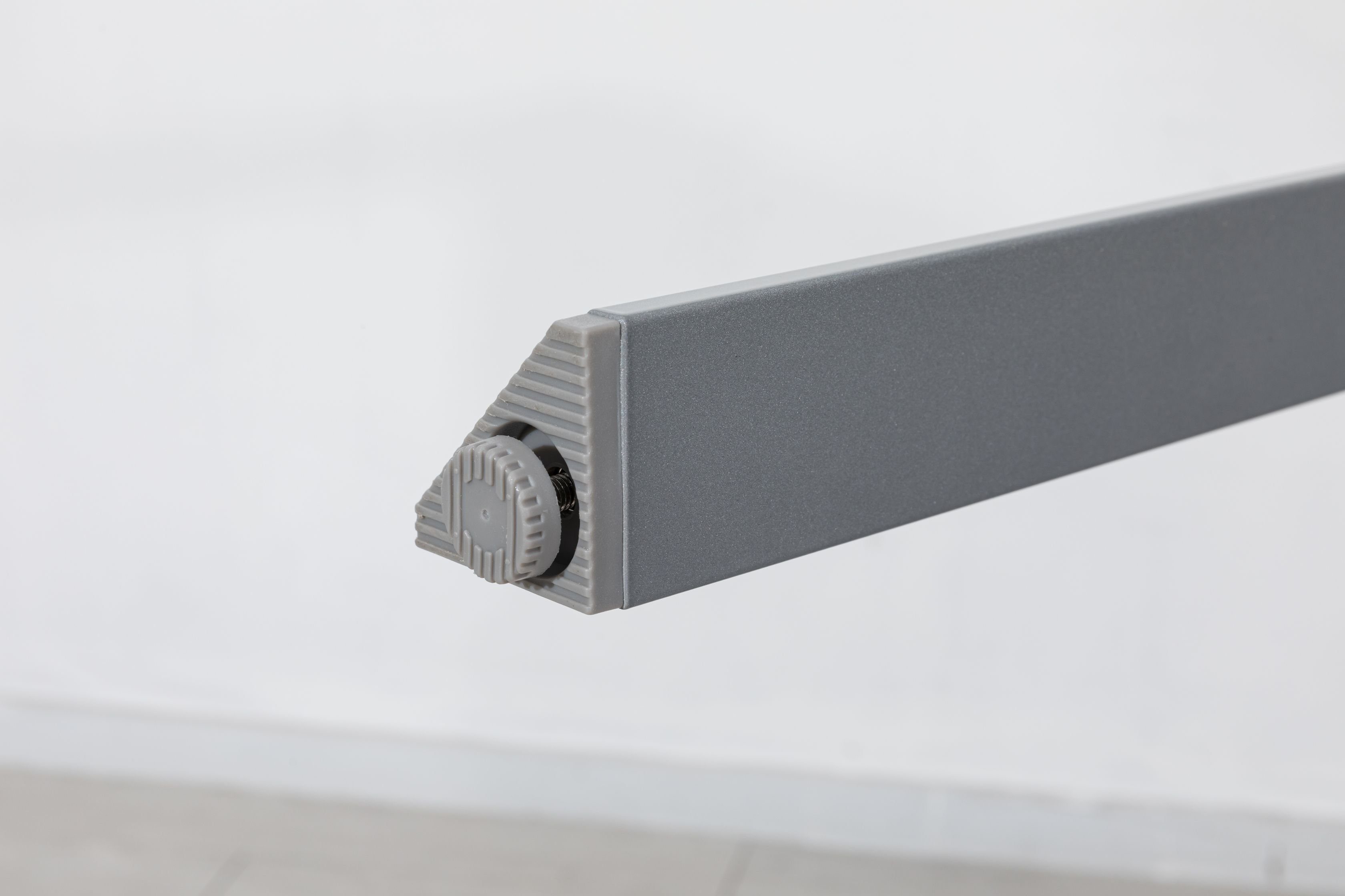 Gardissimo Gartentisch Keramik XXL Ausziehtisch Dia Silber, 180/240 x 90 cm, synchrone Auszugautomatik