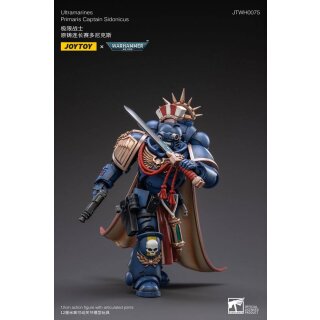 Warhammer 40k Actionfigur 1/18 Ultramarines Primaris Captain Sidonicus 12 cm