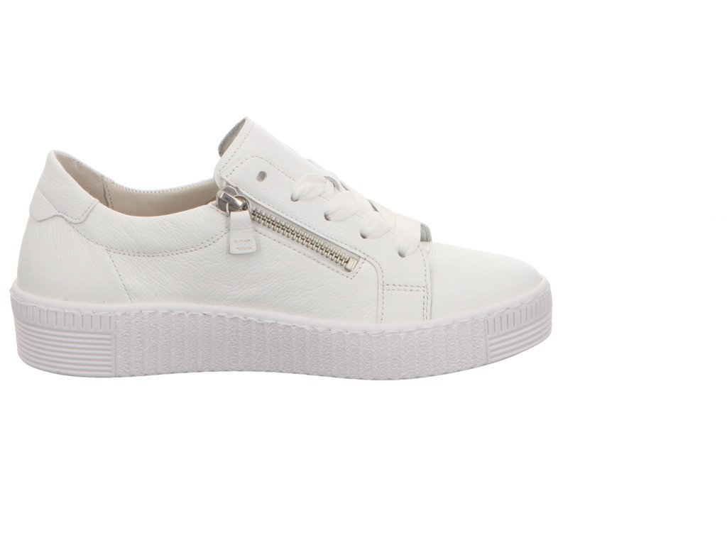 GABOR Freizeit Schnürer weiss Gabor Fashion Sneaker low 43.334.21 weiß