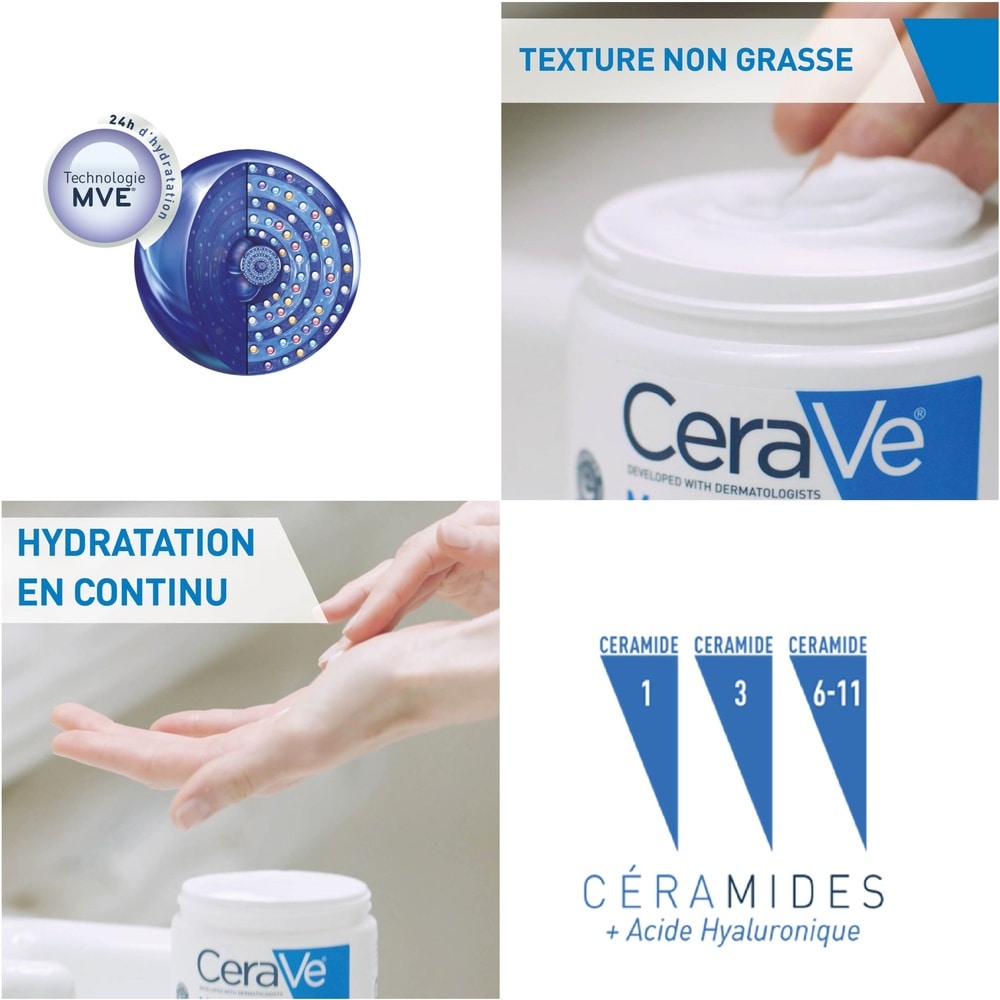 CeraVe Baume Hydratant Pour peaux sèches à très sèches