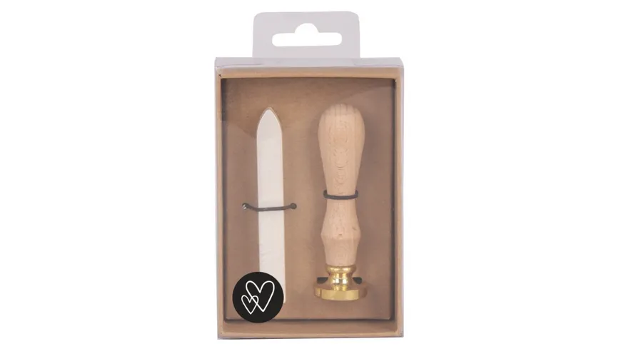 Rayher Siegel-Set Herzen 2,5cm ø
