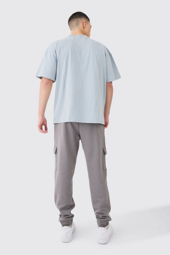 Man Jogginghose mit Cargo-Taschen
