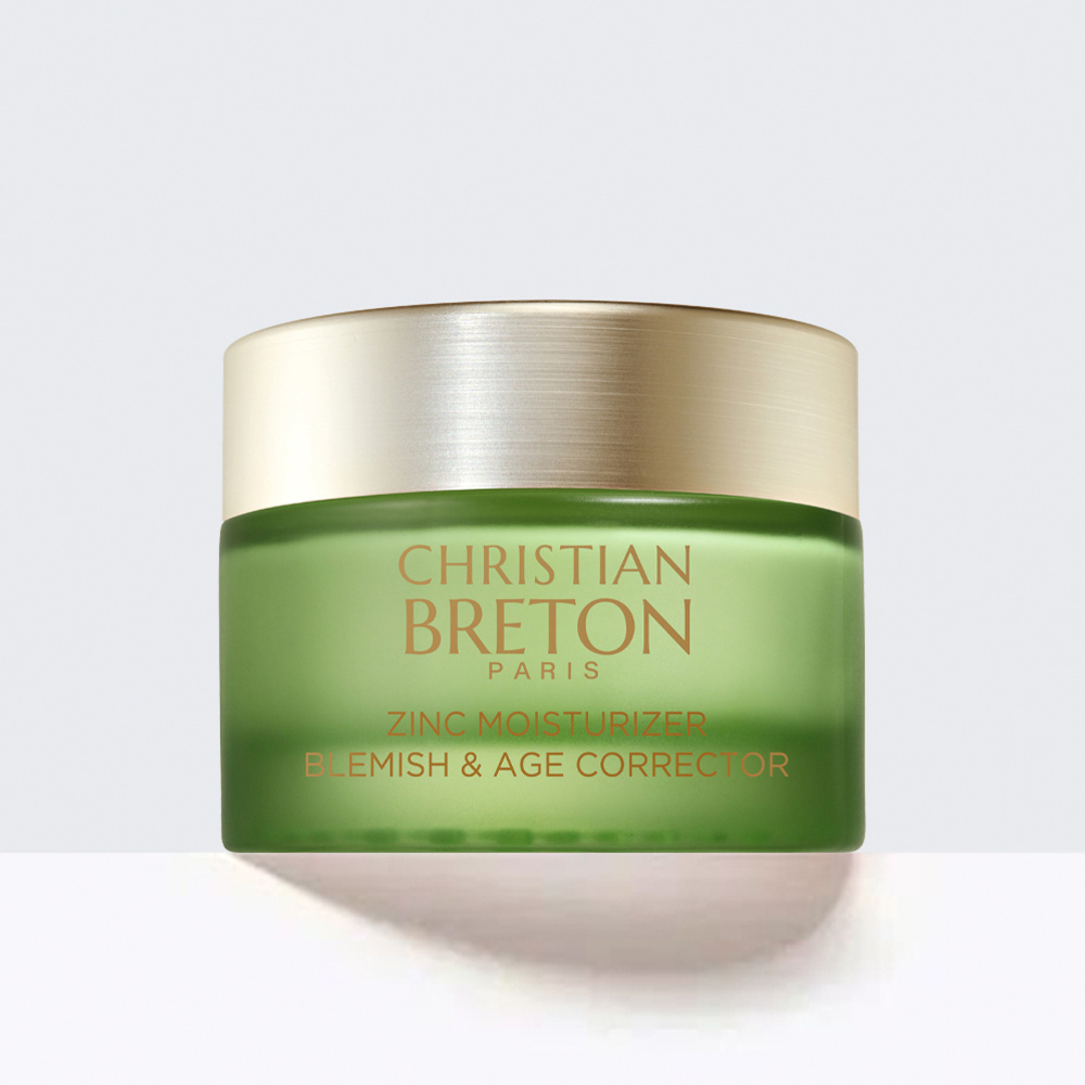 christian breton CREME CORRECTRICE + ZINC ANTI-IMPERFECTIONS & ANTI- AGE CREME VISAGE