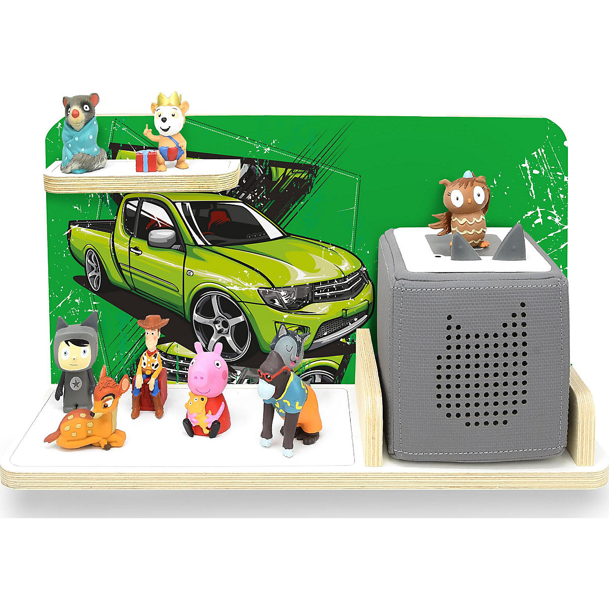 Regal für Musikbox Autotruck, klein - geeignet für Toniebox