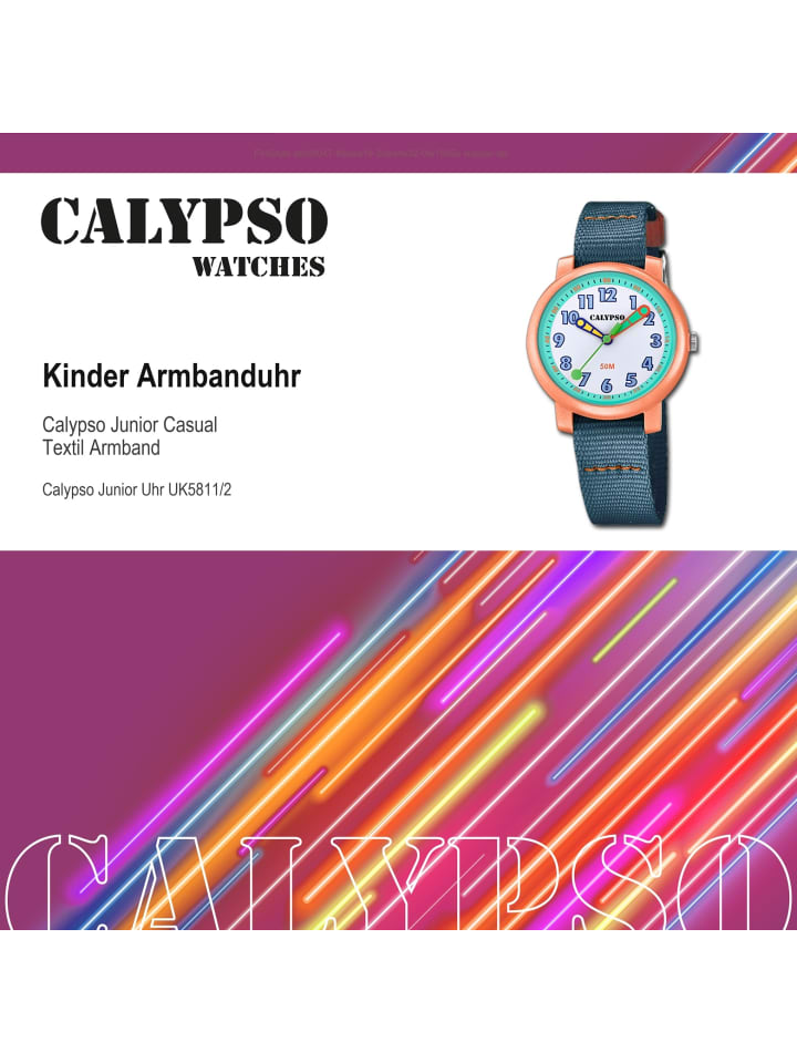 Calypso Analog-Armbanduhr Calypso Junior dunkelblau mittel (ca. 32mm) günstig kaufen onesize