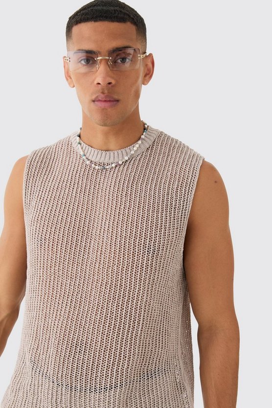 Oversize Tanktop mit Naht-Detail