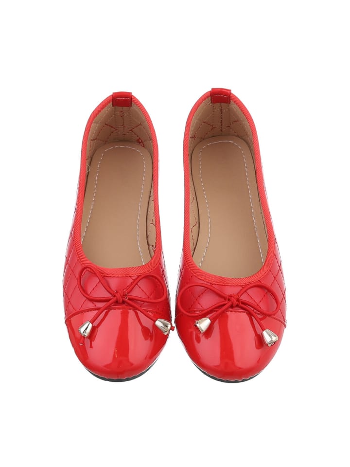 Ital-Design Ballerina in Rot günstig kaufen