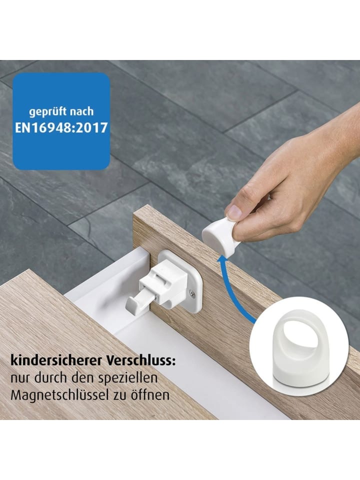 Reer [Vorteilspack] Magnetschloss in Weiß ab 3 Jahre günstig kaufen onesize