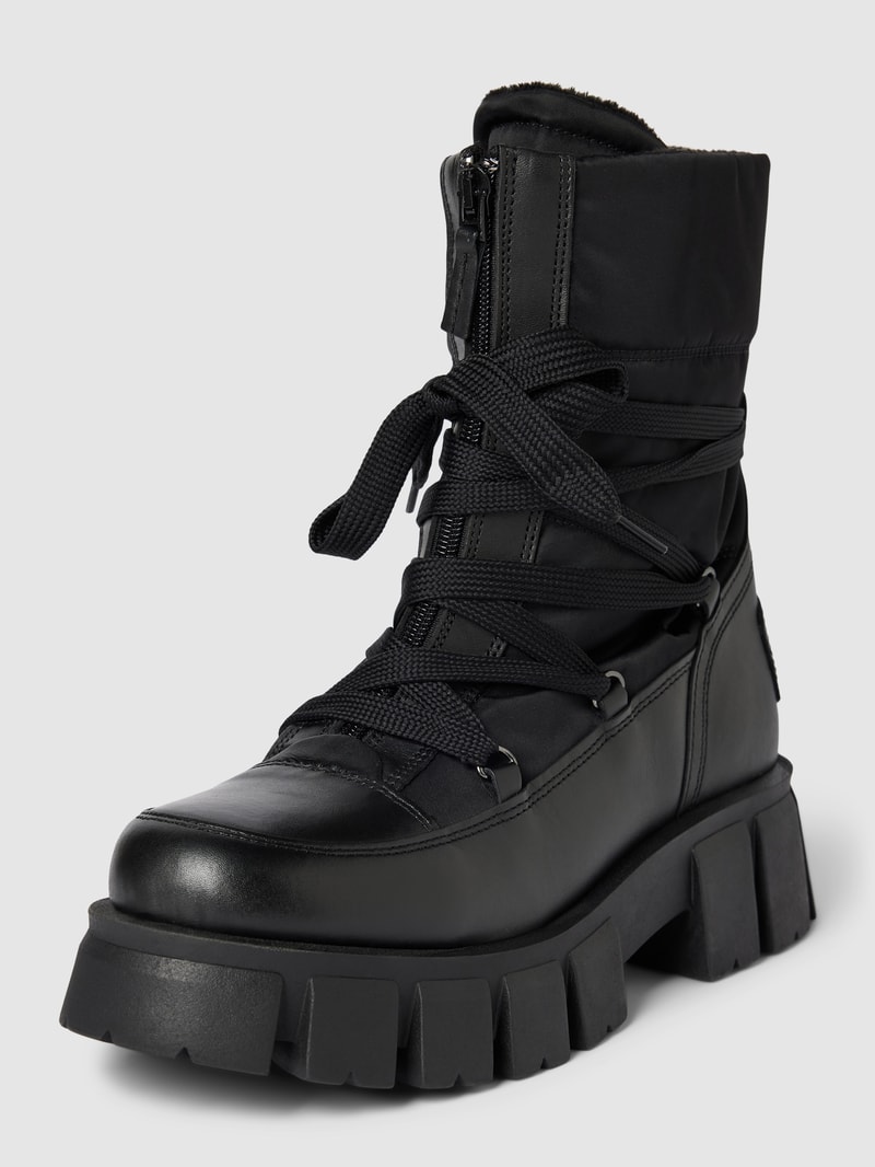 Boots mit Plateausohle Modell 'LISBETH' in schwarz
