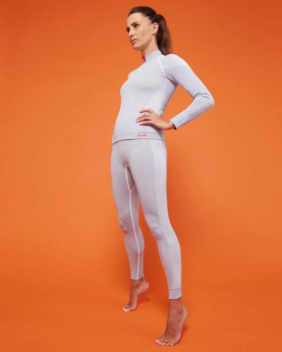 T-shirt col zippé Energy 3 Thermolactyl femme