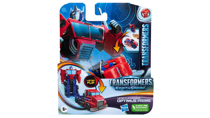 Hasbro - Transformers EarthSpark 1-Step Flip Changer, 1 Stück, sortiert