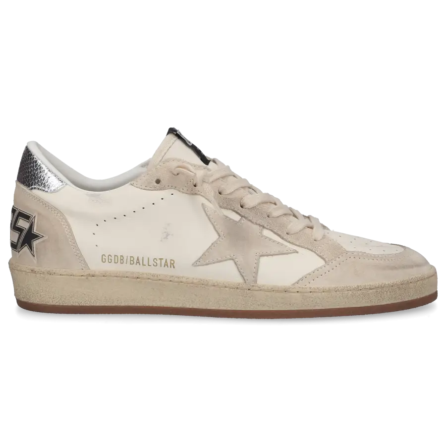 Golden Goose - Herrenschuhe BALL STAR Kalbsleder - weiß