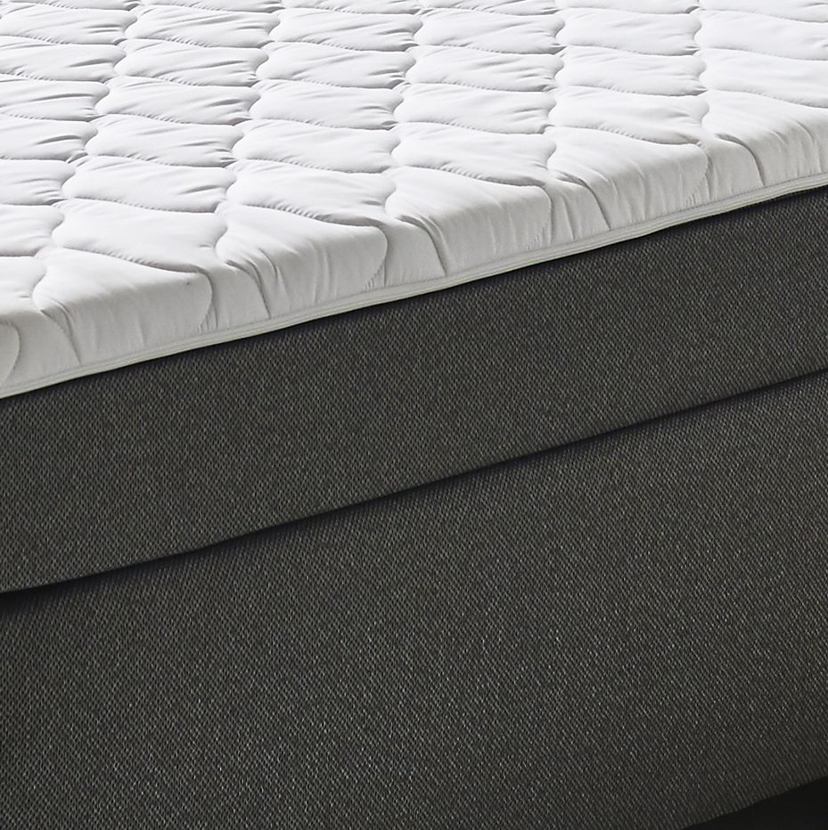 Sun Garden Boxspringbett Philly Grau 140 x 200 cm