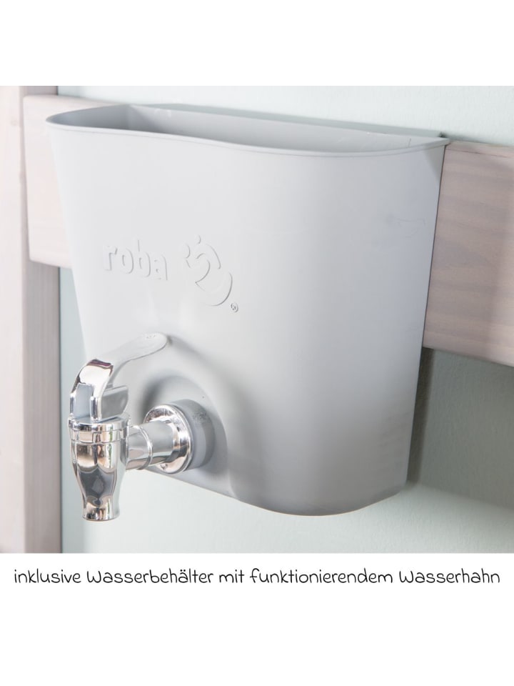 roba Mobile Spiel- und Matschküche BBQ mit Rollen, Spielwanne, in grau günstig kaufen onesize