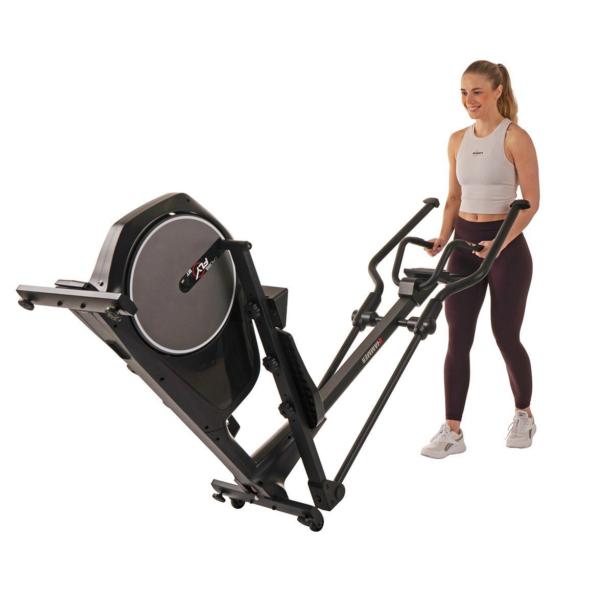 Hammer Crosstrainer Crossfly BT, inkl. 24 Programme, Zwift & Kinomap
