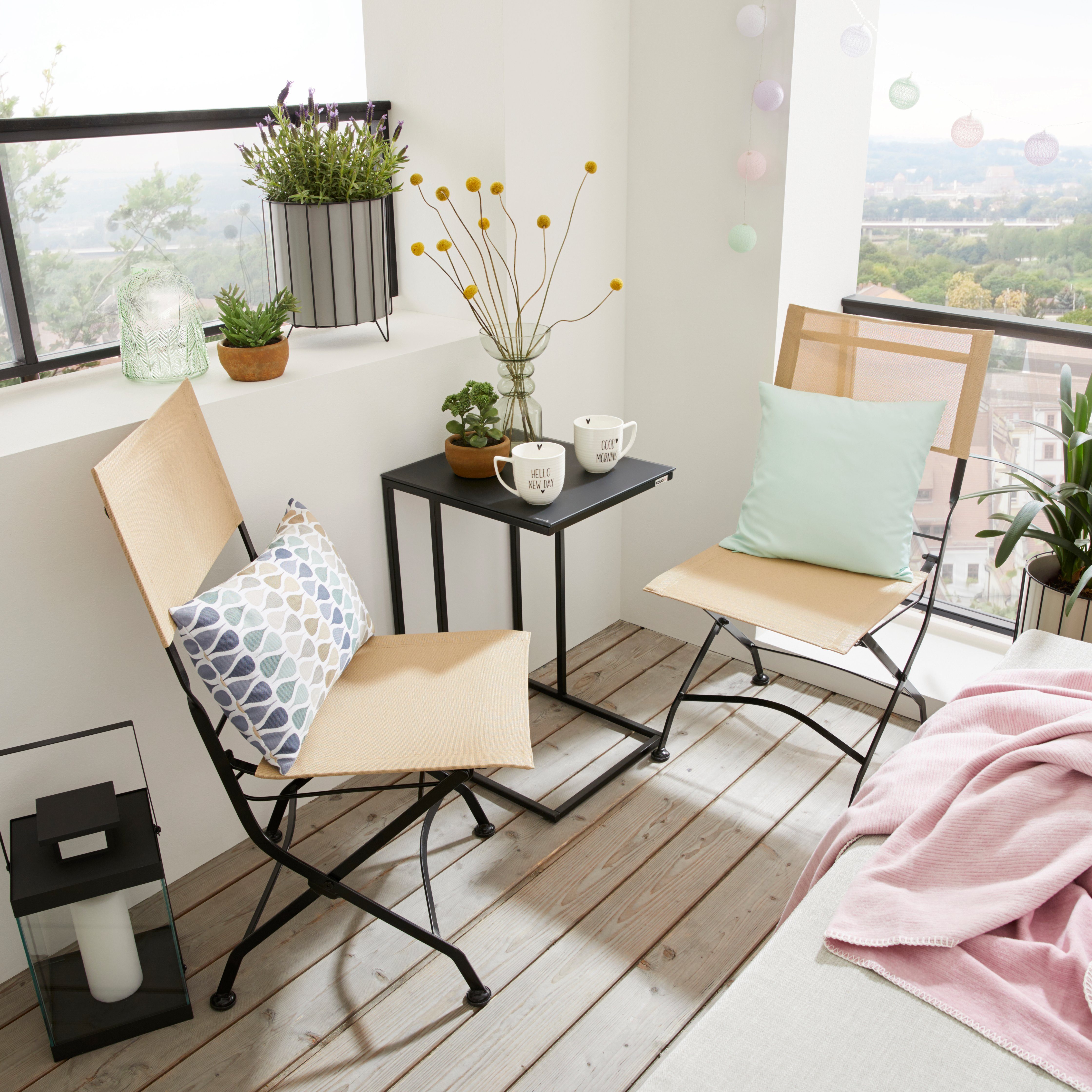 Garden Pleasure Klappstuhl TRIEST (Set, 2 St), 2er Set