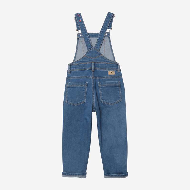 Salopette fille denim 7/8ème Catimini