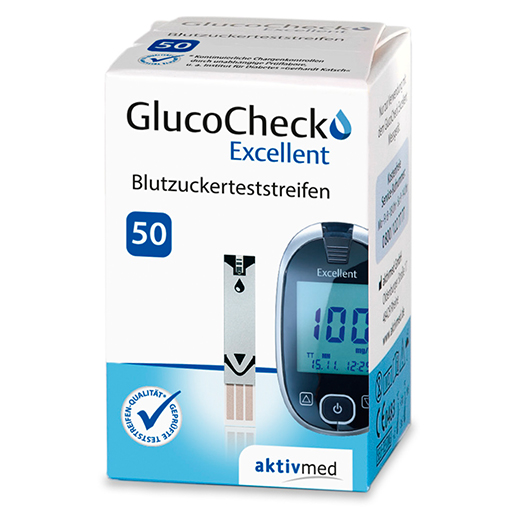 GLUCOCHECK Excellent Teststreifen  50 St  Teststreifen