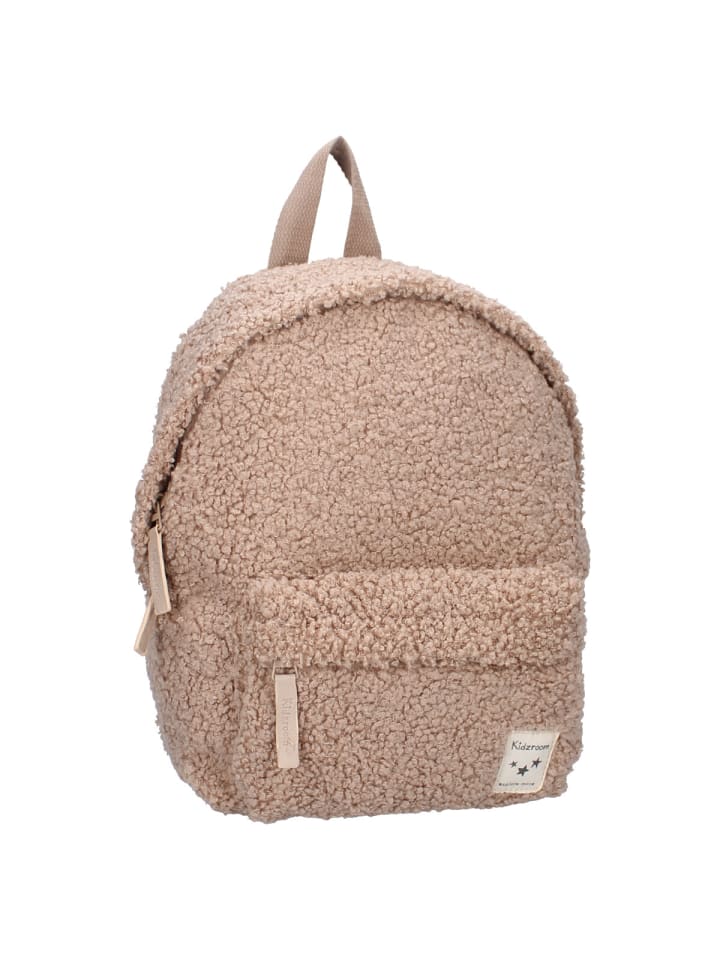 COFI 1453 Kidzroom Rucksack – Kuscheliger Teddystoff Kinderrucksack in Beige günstig kaufen 28 x 28 cm