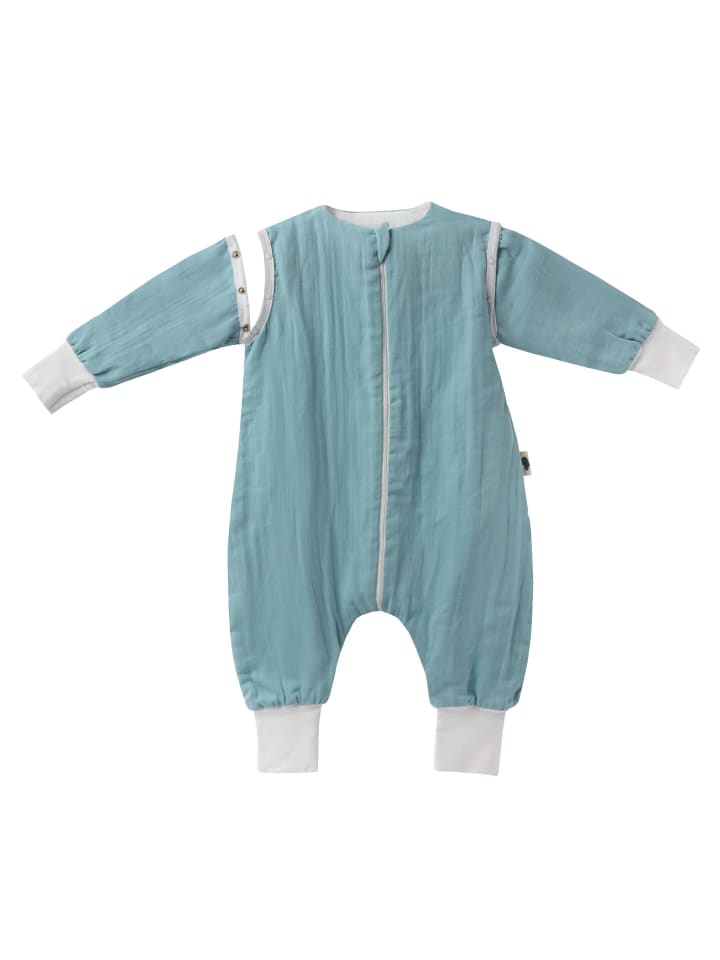 Mababu Schlafsack 0.5 TOG aus Bio-Baumwolle Musselin in sea green günstig kaufen