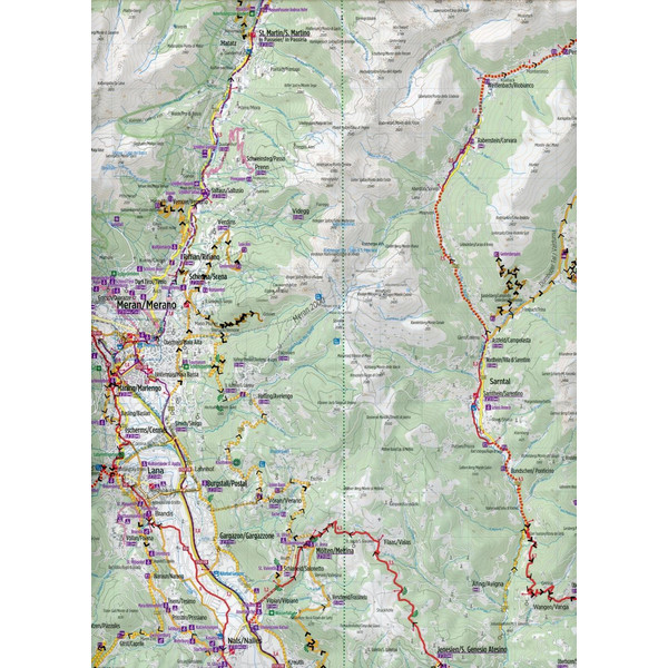 Radkarte Südtirol 1:100.000 - Fahrradkarte