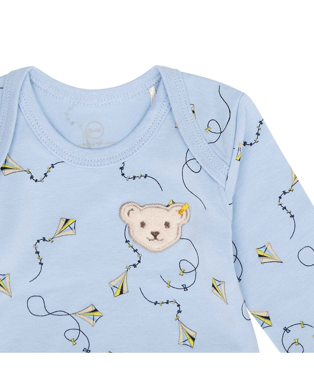 Body langarm Baby Wellness Drachenprint mit amerikanischen Kragen Bodys