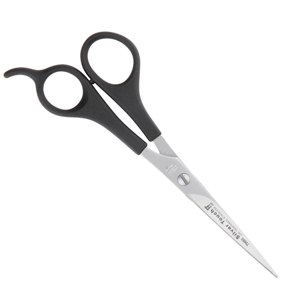 Witte Haarschere Silver Touch 6,5