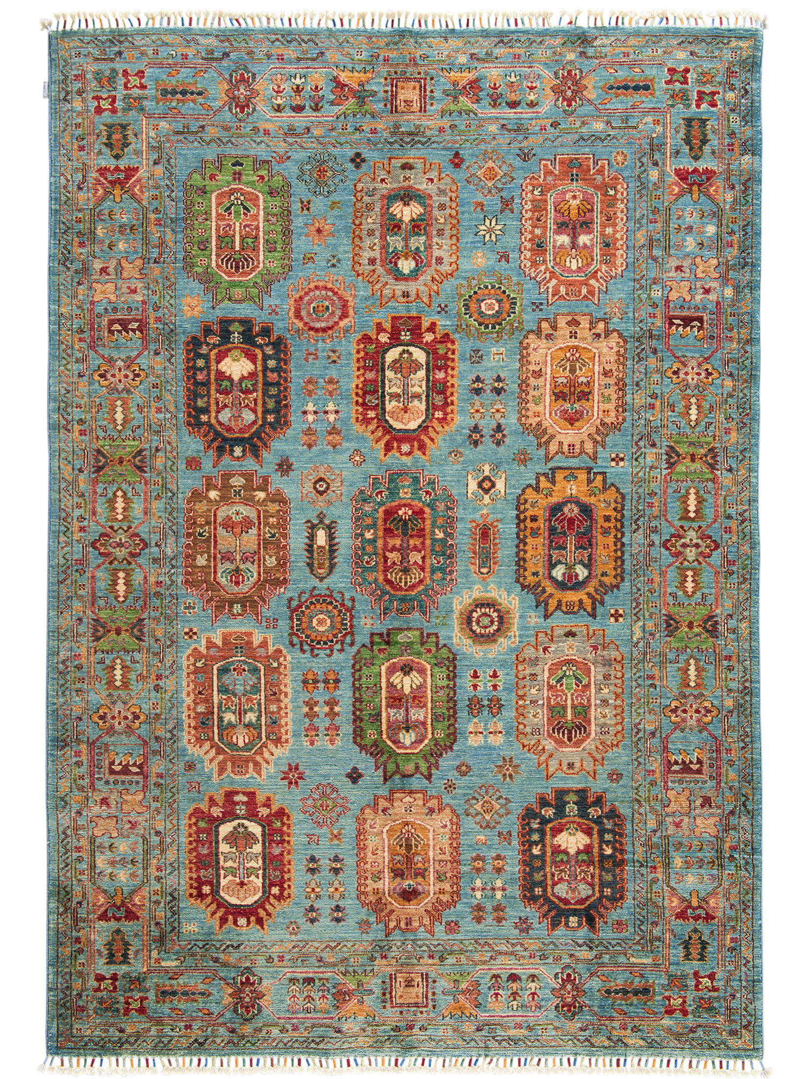 Kazak Ghazni ca. 169 x 246 cm, Unikat / Einzelstück