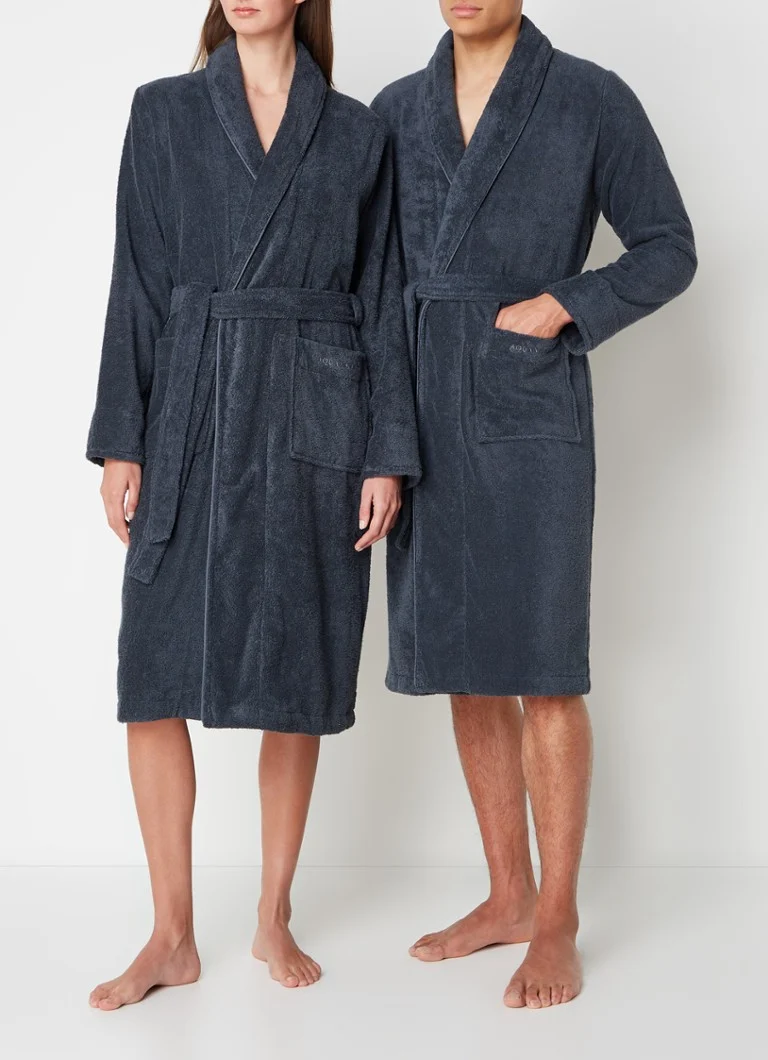 Aquanova Baumwollbademantel mit aufgesetzten Taschen – Unisex