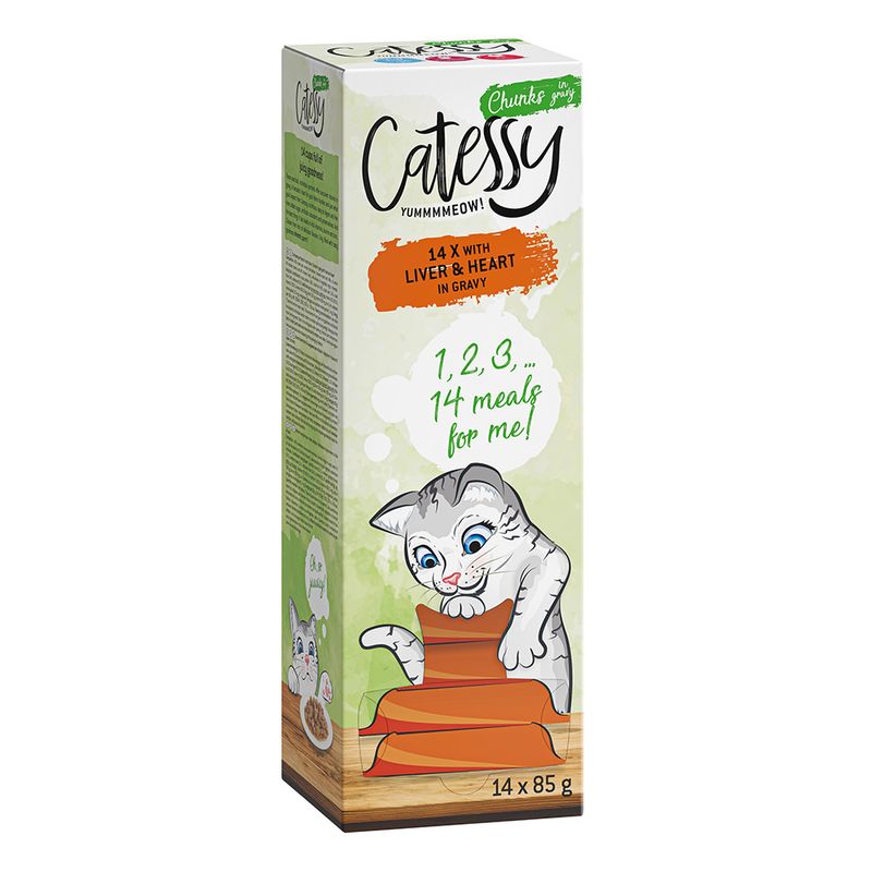 Sparpaket Catessy Häppchen in Sauce Schälchen 28 x 85 g | bitiba
