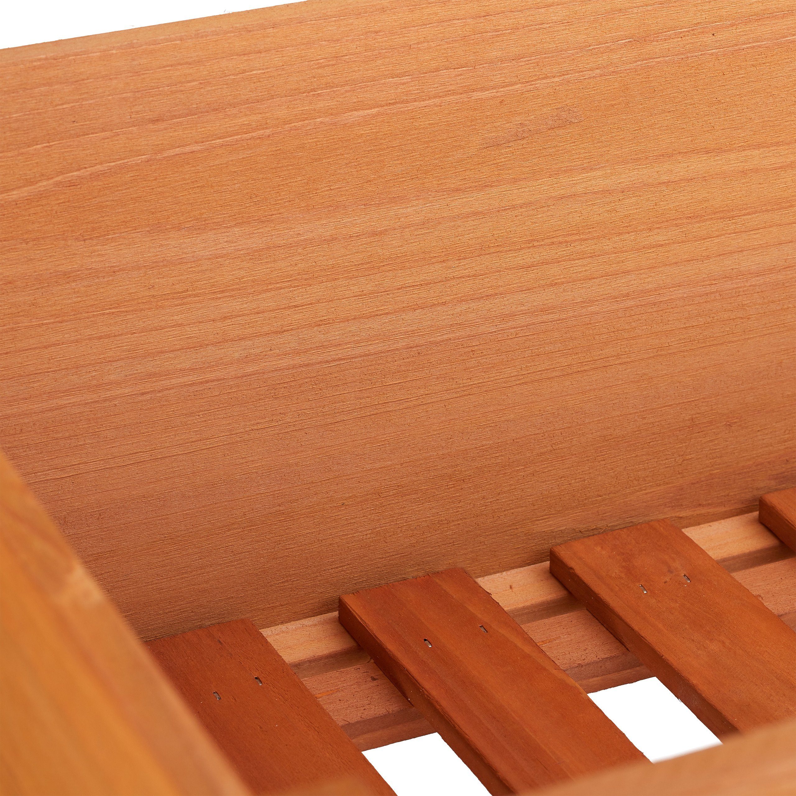 relaxdays Hochbeet Hochbeet Holz hellbraun