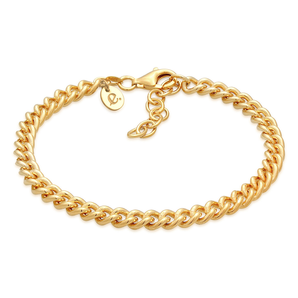 Elli PREMIUM Elli PREMIUM Bracelet Femmes de base massif en argent sterling 925 rhodié Bracelet