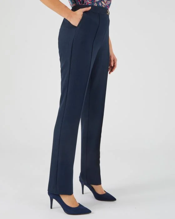 Pantalon enfilable à boucle fantaisie