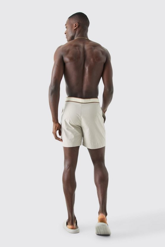Mittellange Badehose