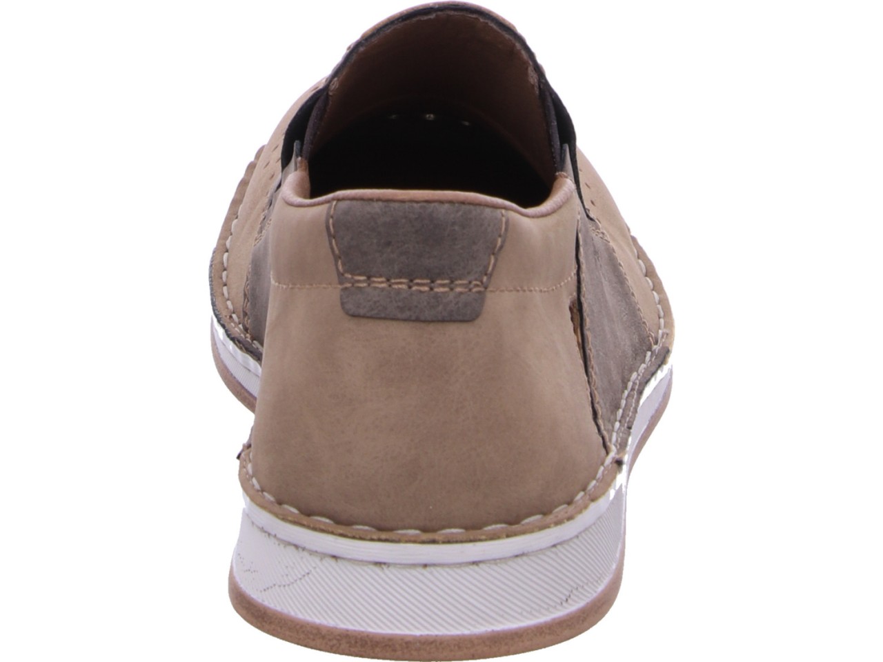 RIEKER Sportliche Slipper braun
