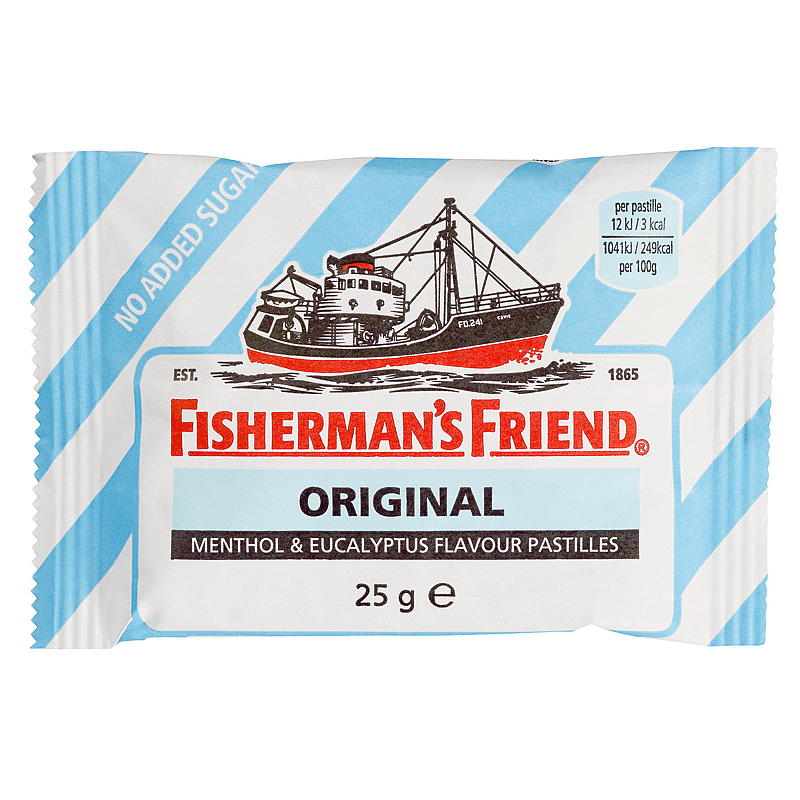 Fisherman's Fisherman`s Friend 25 g Blå, uten sukker
