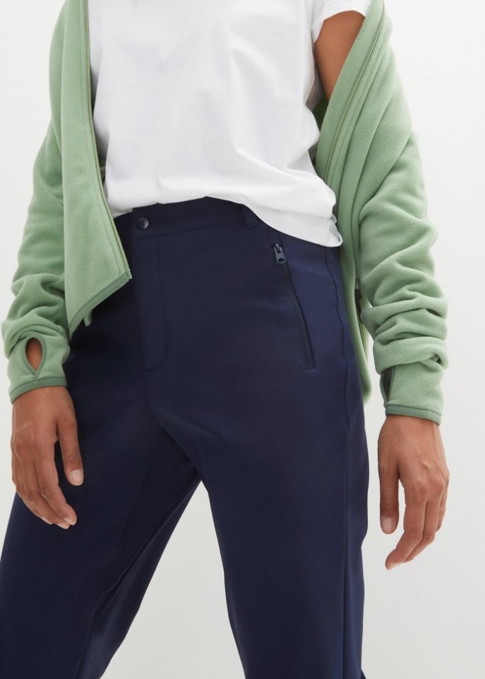 Stretch-Softshell Funktionshose mit Bequembund, wasserabweisend