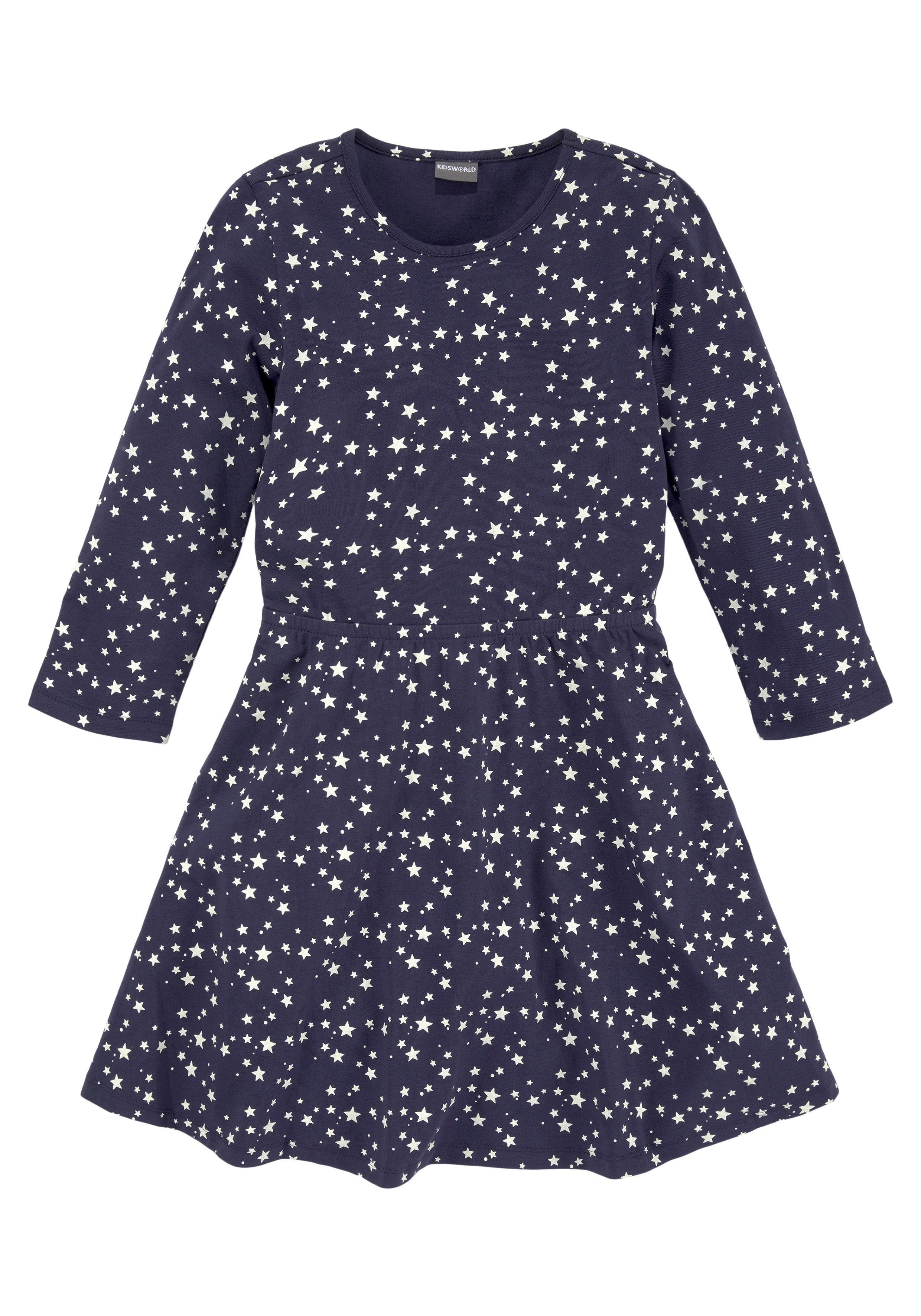 KIDSWORLD Skaterkleid mit Sternchen bedruckt